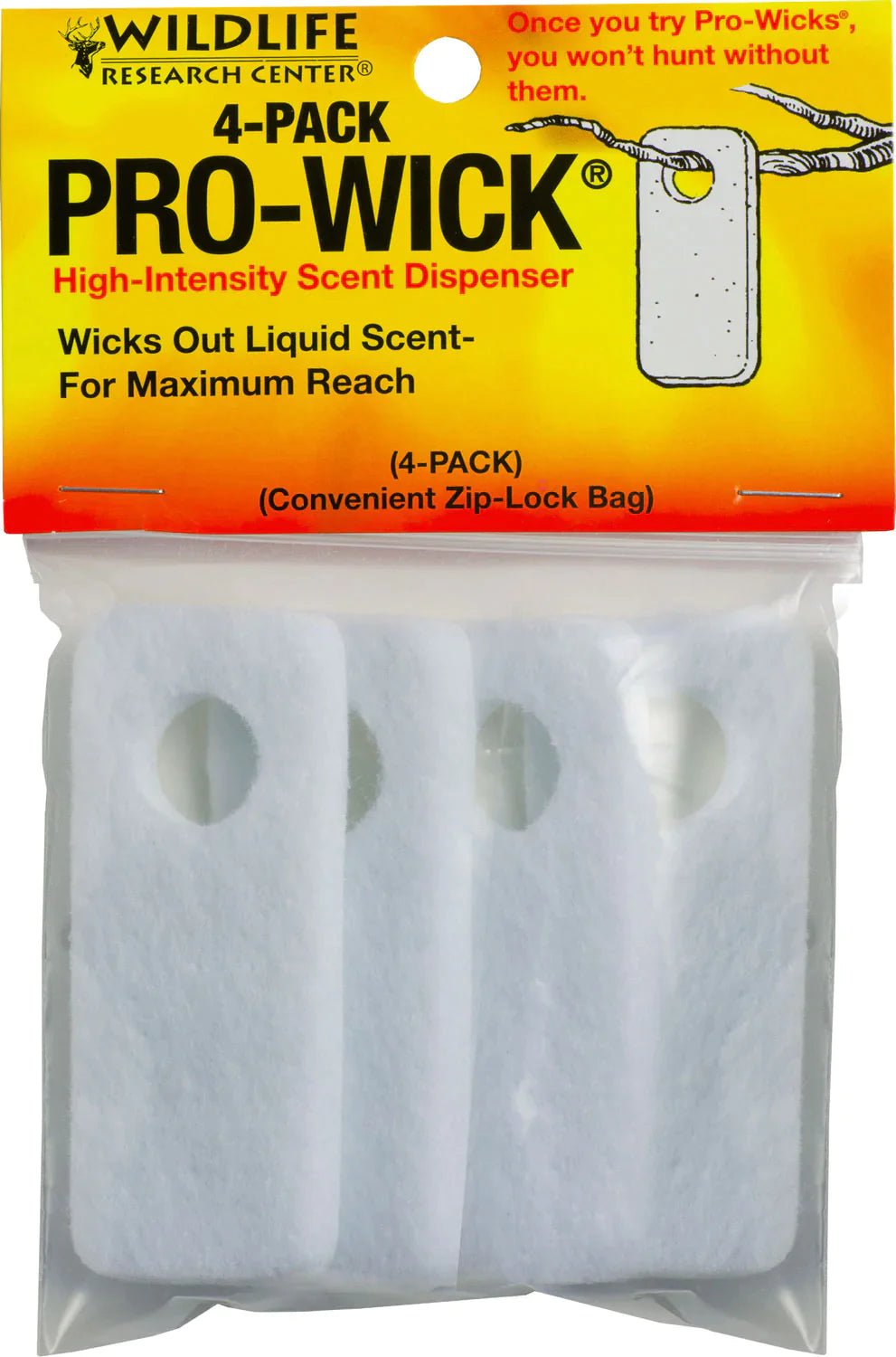Wildlife Research 370 Pro-Wick Felt Scent Dispenser 4 Per Pack