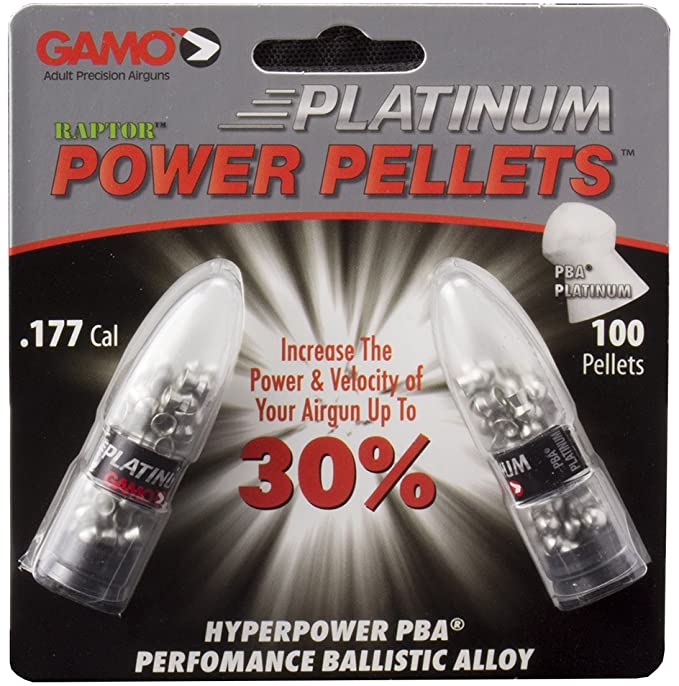 Gamo Air Gun Pellets PBA Platinum .177 Cal. Qty of 100