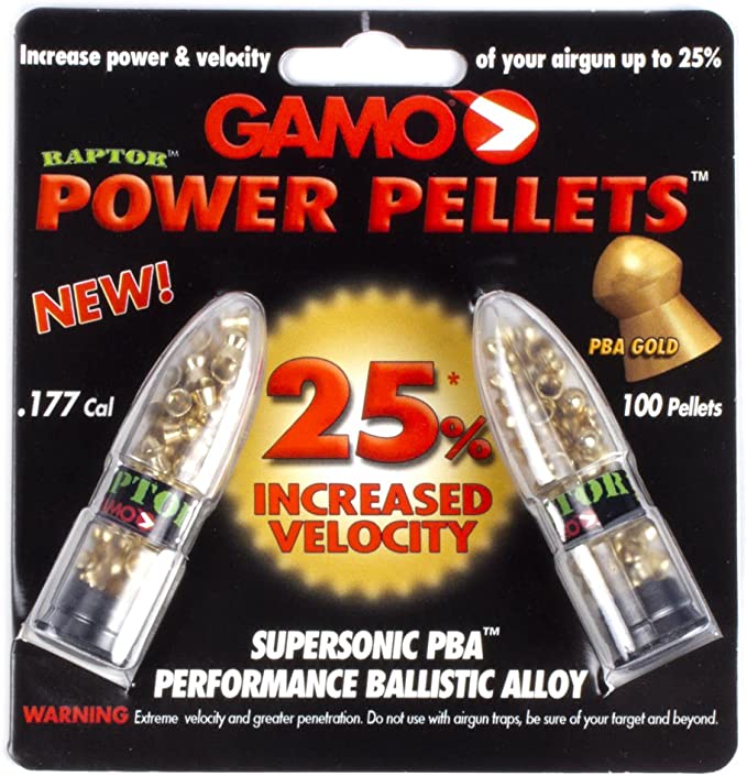 Gamo Air Gun Pellets PBA Raptor .177 Cal. Qty of 100