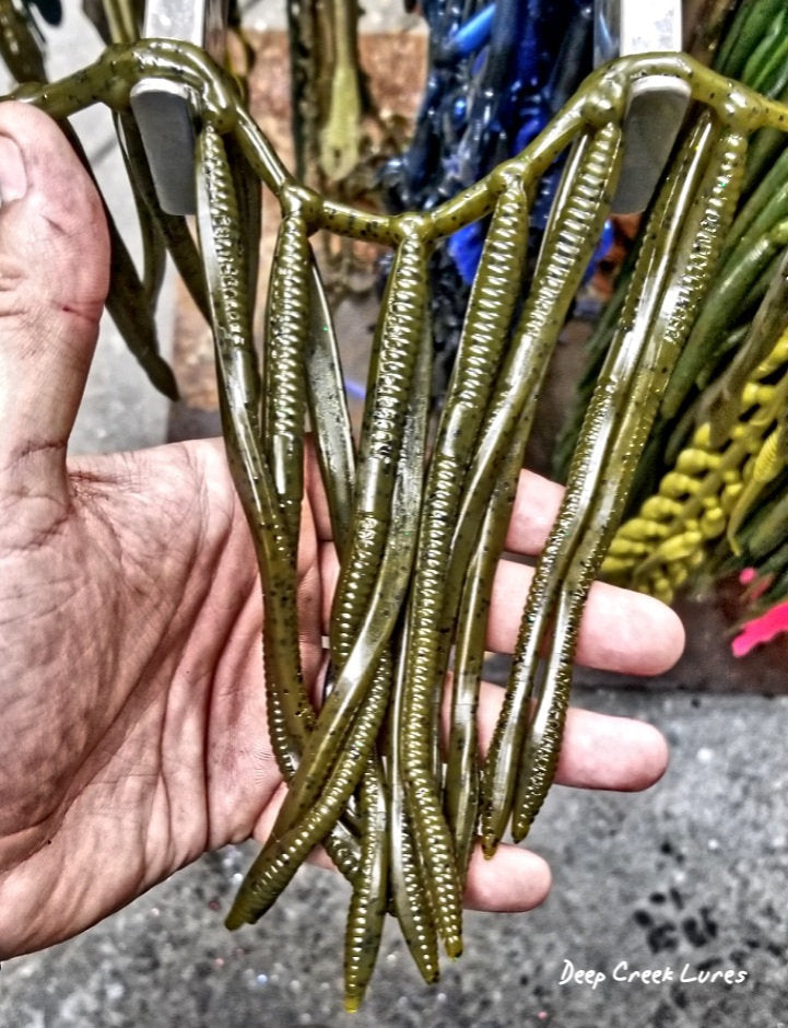 Gusanos Deep Creek Finesse de 6,5 pulgadas