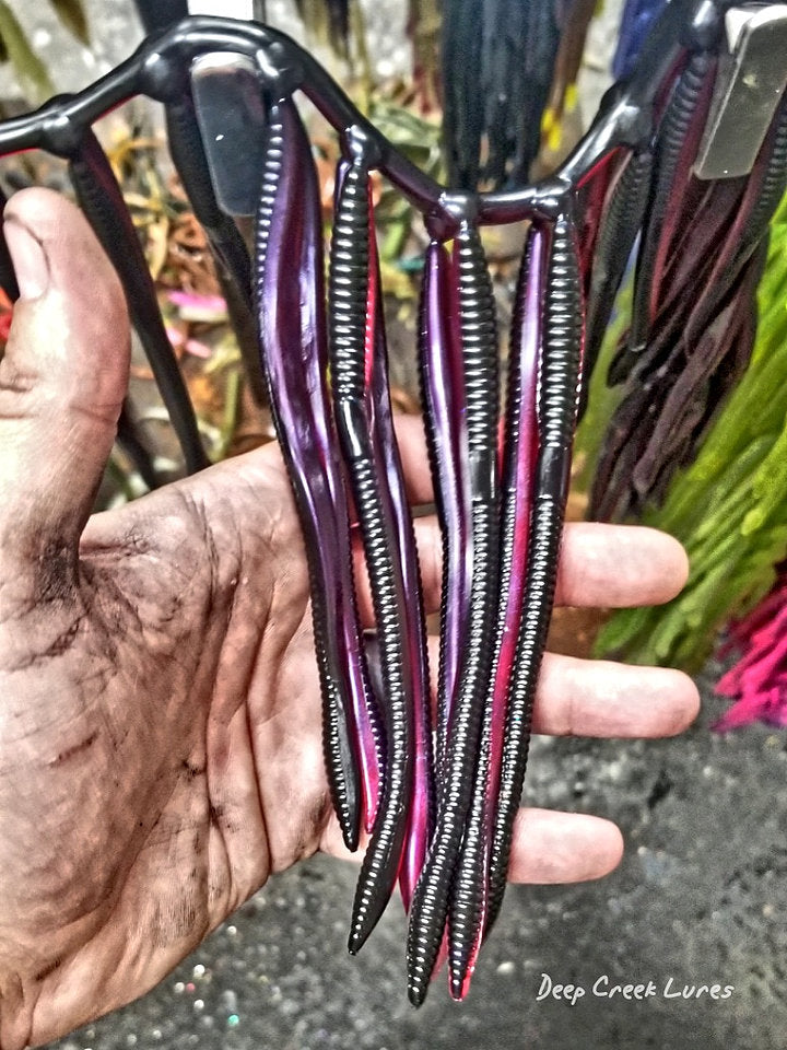 Gusanos Deep Creek Finesse de 6,5 pulgadas