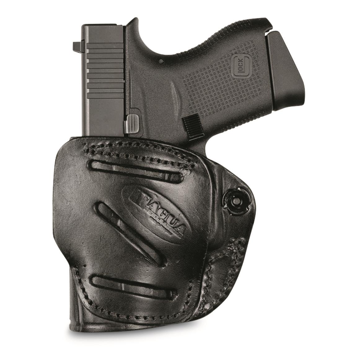 Tagua TX-4 Victory Funda de cuero negro Smith & Wesson M&P Shield/M2.0 3" Barril