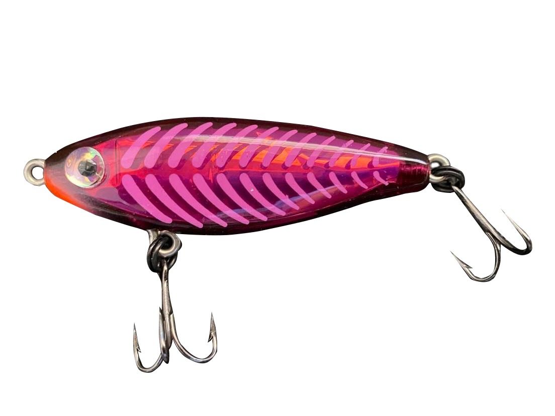 Mirrolure 17MR-Violeta/Púrpura Huesos/Ojo Claro