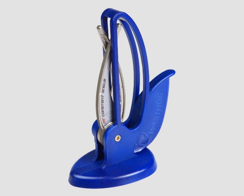 Warthog V-Sharp Curve Knife Sharpener - Blue
