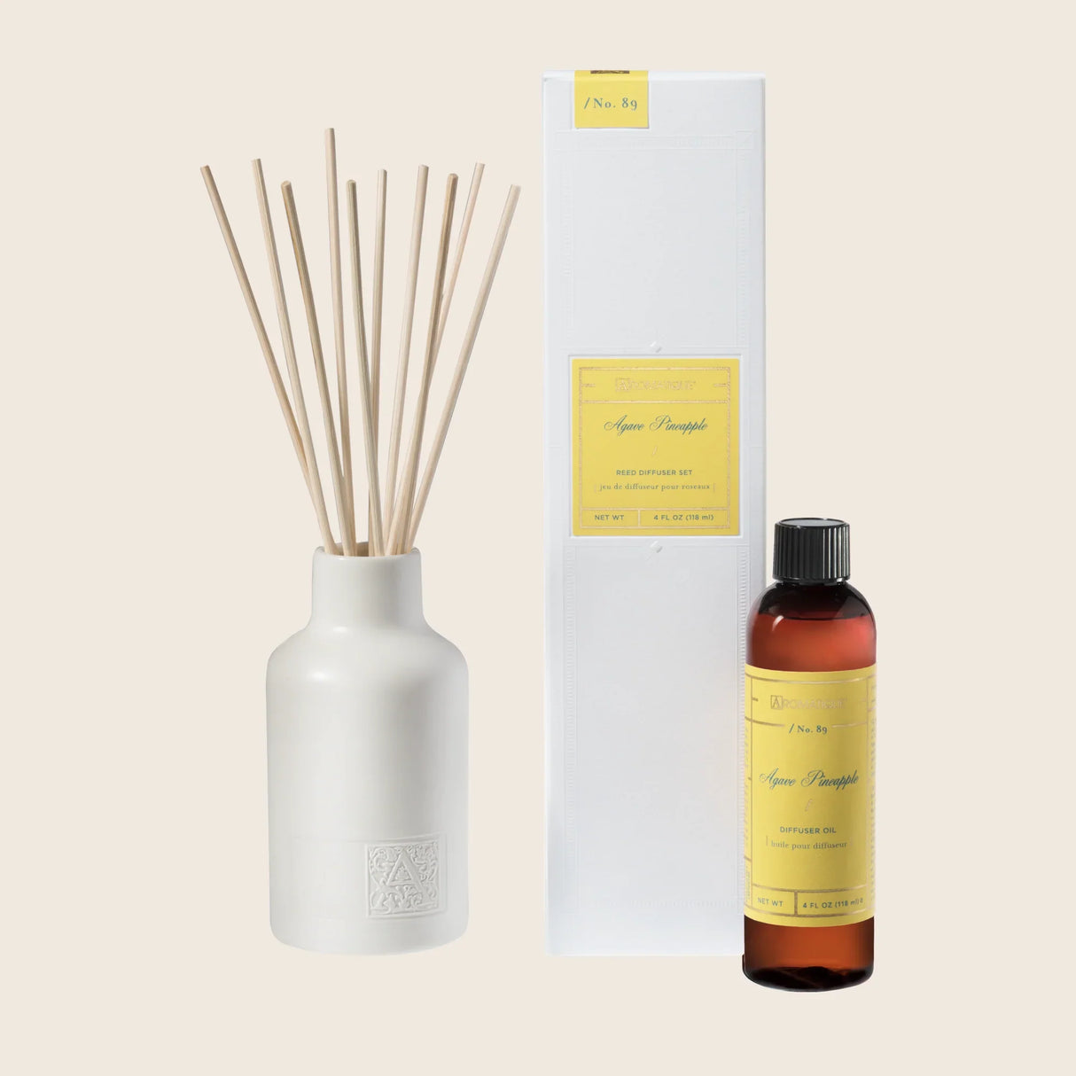 Aromatique Inc. - Reed Diffuser Set  Agave Pineapple