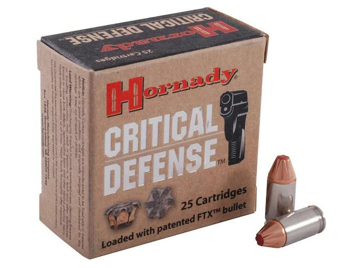 Hornady Critical Defense .380 ACP 90 Grain Flex Tip Expanding 25 Rounds