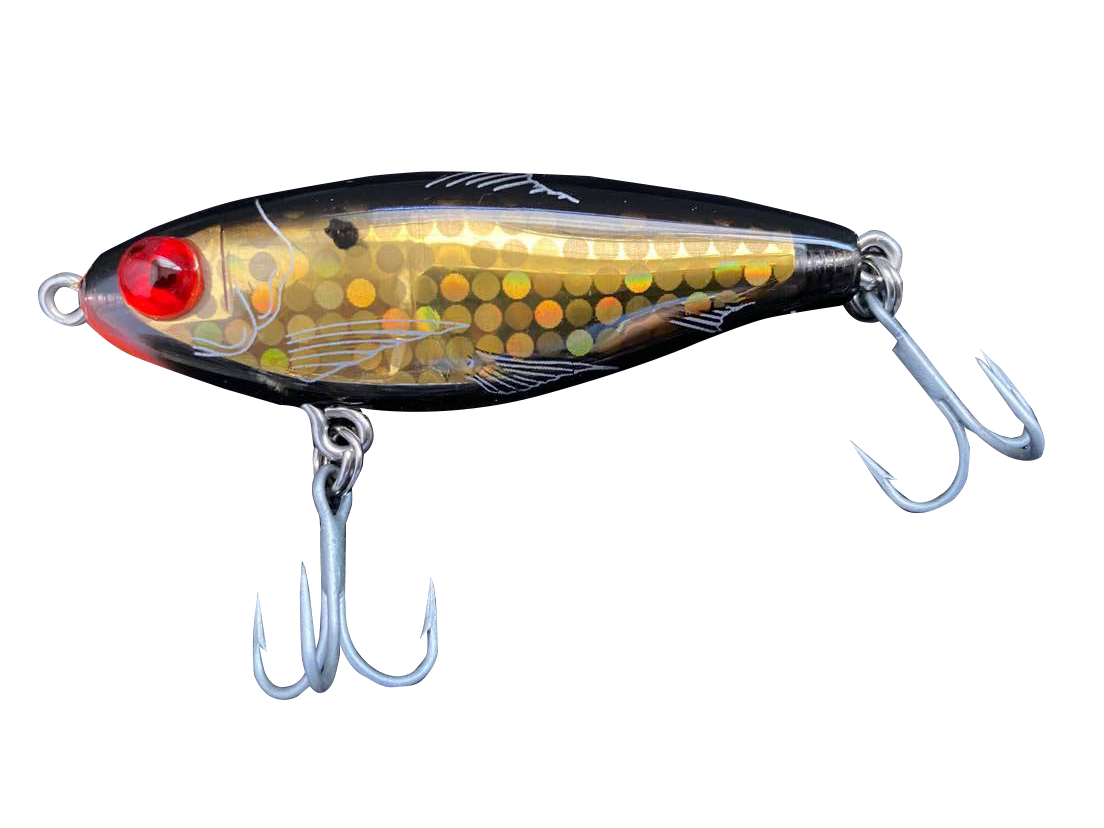 Mirrolure 17MR-Espalda Negra/442/Vientre Negro/Barbilla Naranja