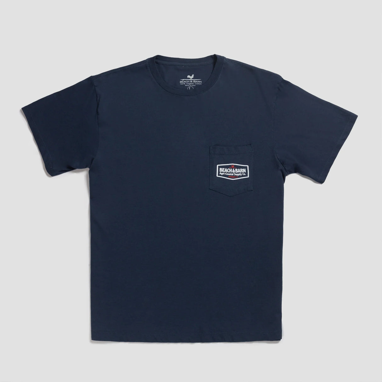 Camiseta agrícola costera de playa y granero