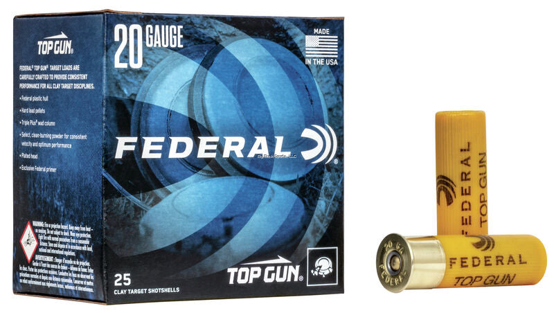 Federal Top Gun Shotshell calibre 20 2,75 2-1/2 7/8 #8