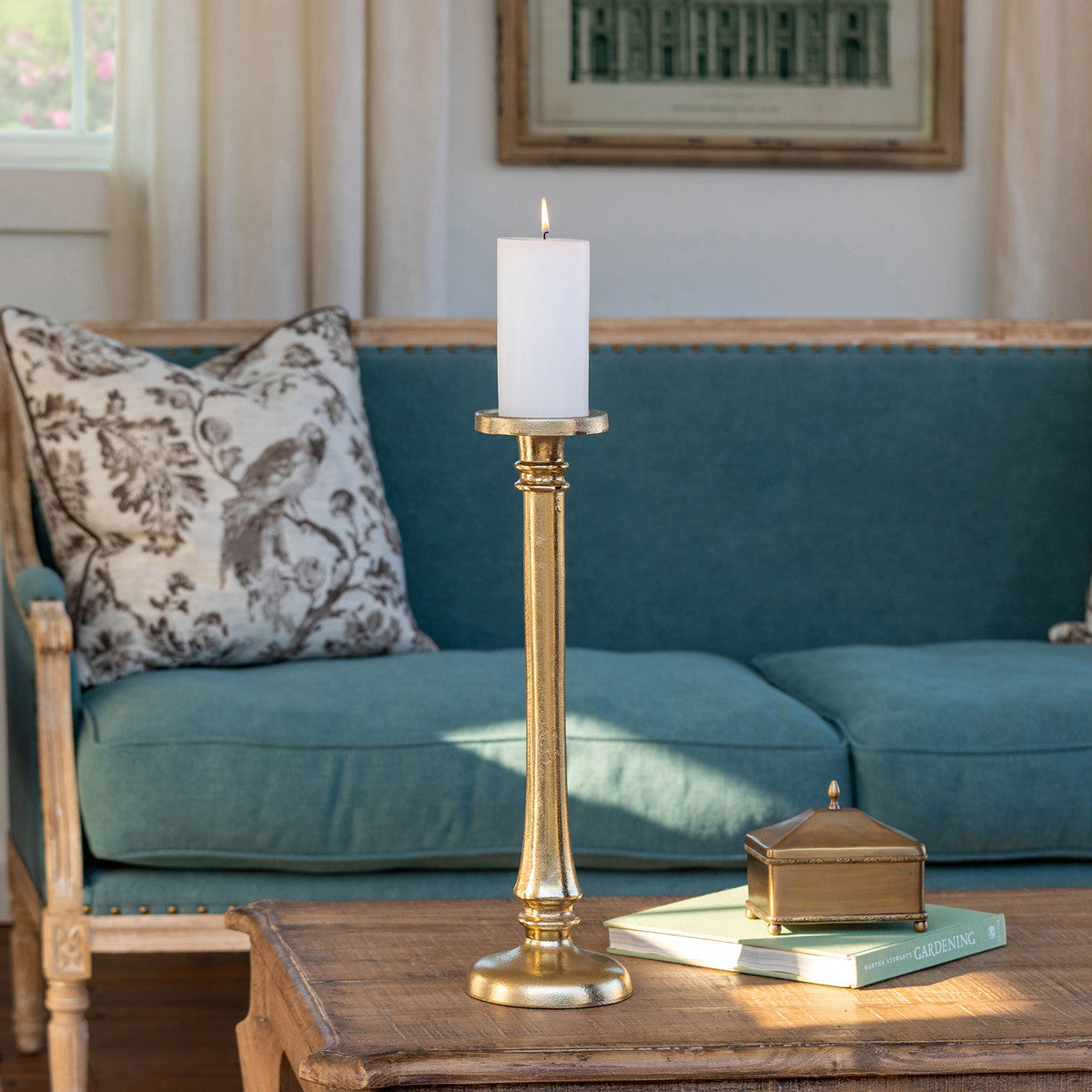 Classic Cast Aluminum Candle Stick