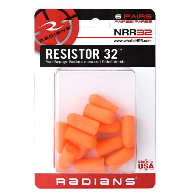 Radians Foam Earplugs