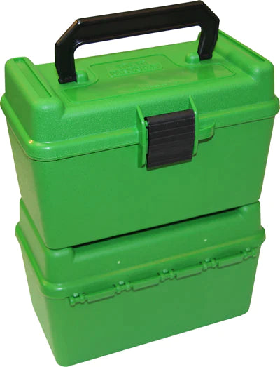 MTM Deluxe Ammo Box 50 Round Handle