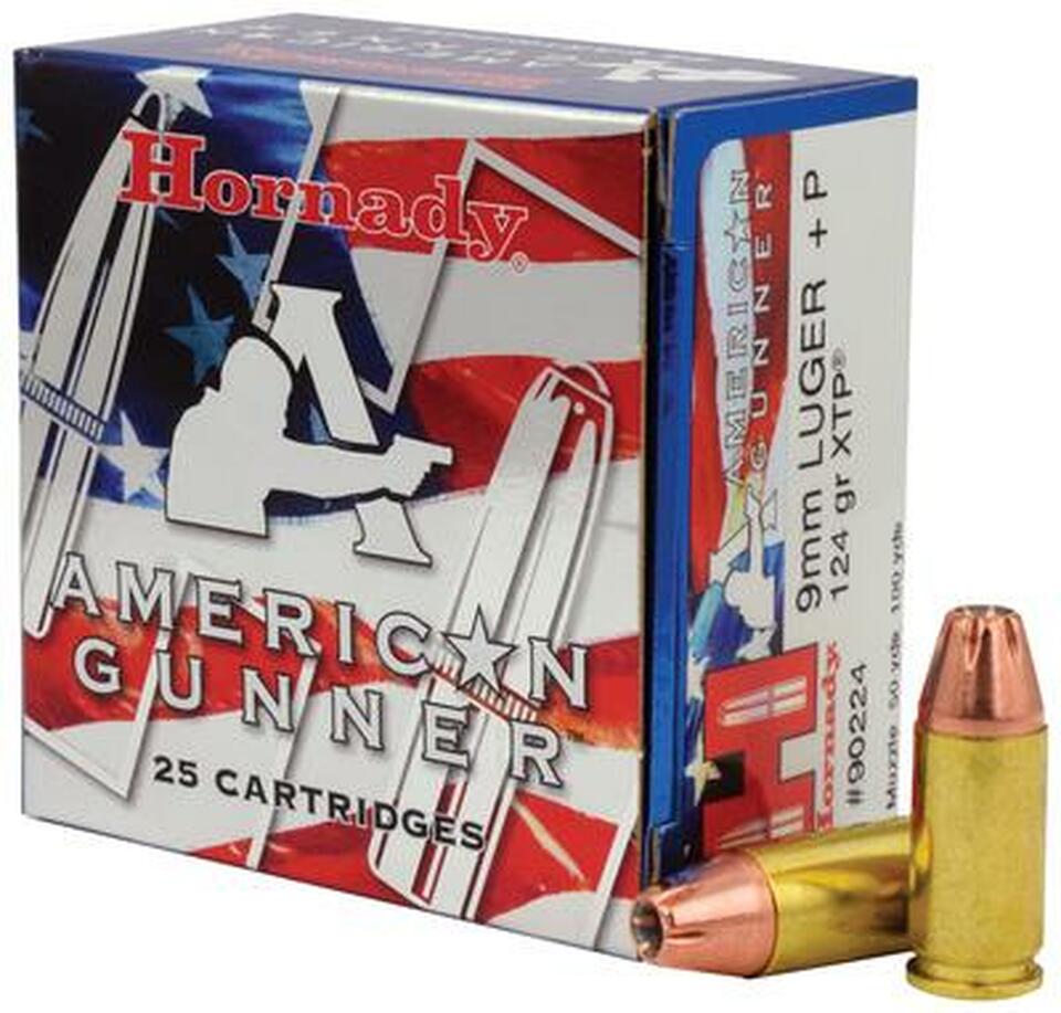 Hornady American Gunner 9mm 124 Grain XTP HP
