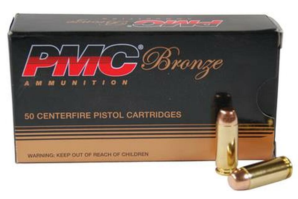PMC Bronze Line .40 S&W 165 Grain Full Metal Jacket Flat Point