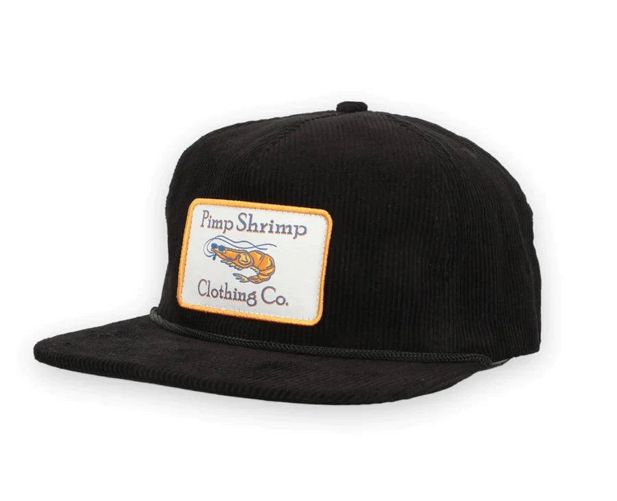 Pimp Shrimp Corduroy Solid - Back in Black