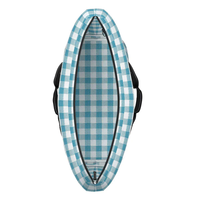 Bolso tote con cremallera Scout Out N About - Pool + White Check