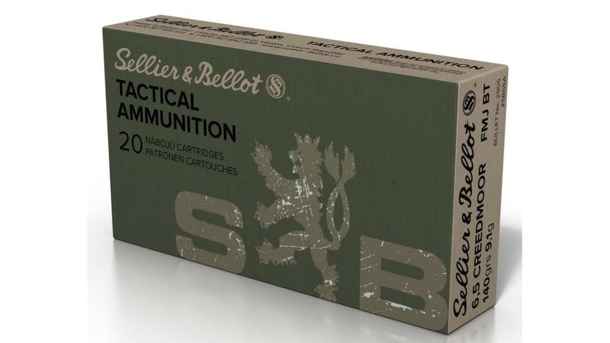 Sellier & Bellot 6.5 Creedmoor 140 Grain - 20 Rounds