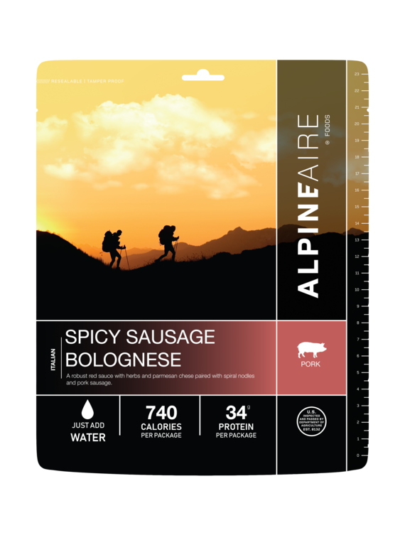 AlpineAire Spicy Sausage Bolognese