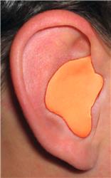 Radians Custom Molded Earplugs - Poly Bag With Orange Plugs