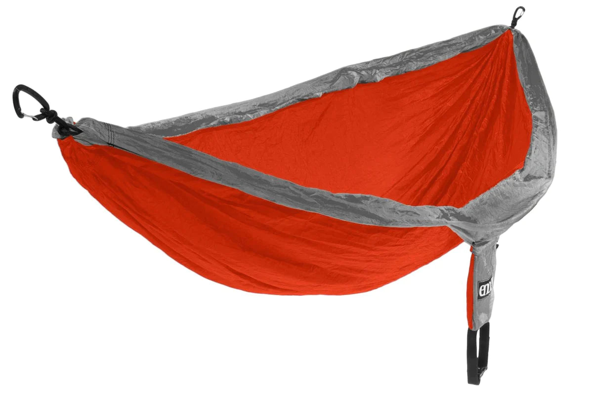 Hamaca ENO DoubleNest Nylon Naranja y Gris 74" W x 112" L