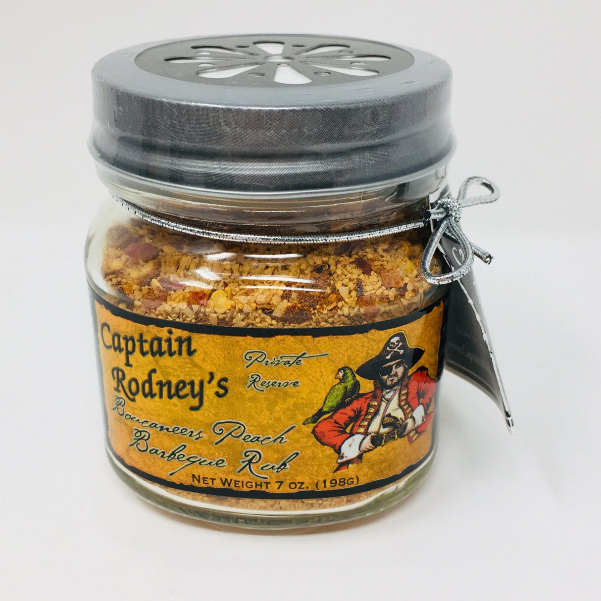 Rub para barbacoa de melocotón Captain Rodney's Boucaneer's 7 oz.