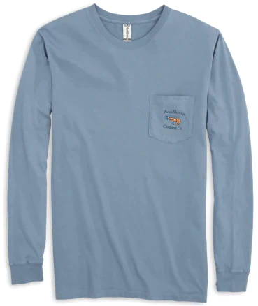 Pimp Shrimp Long Sleeve Pocketed T-Shirt