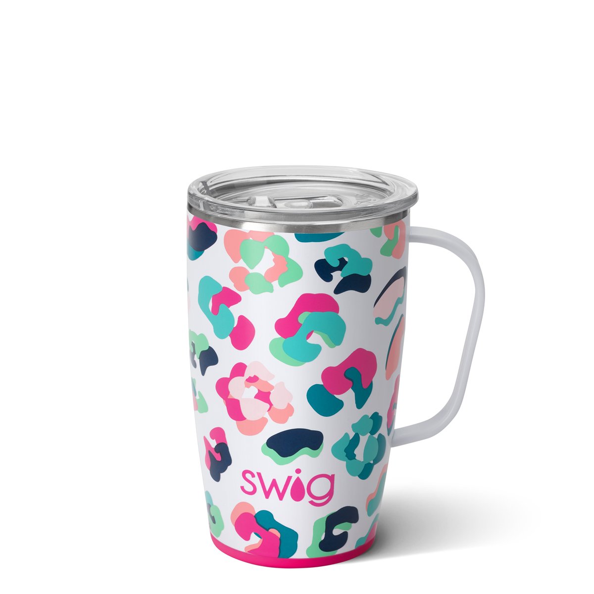 Taza SWIG de 18 oz con diseño de animal de fiesta