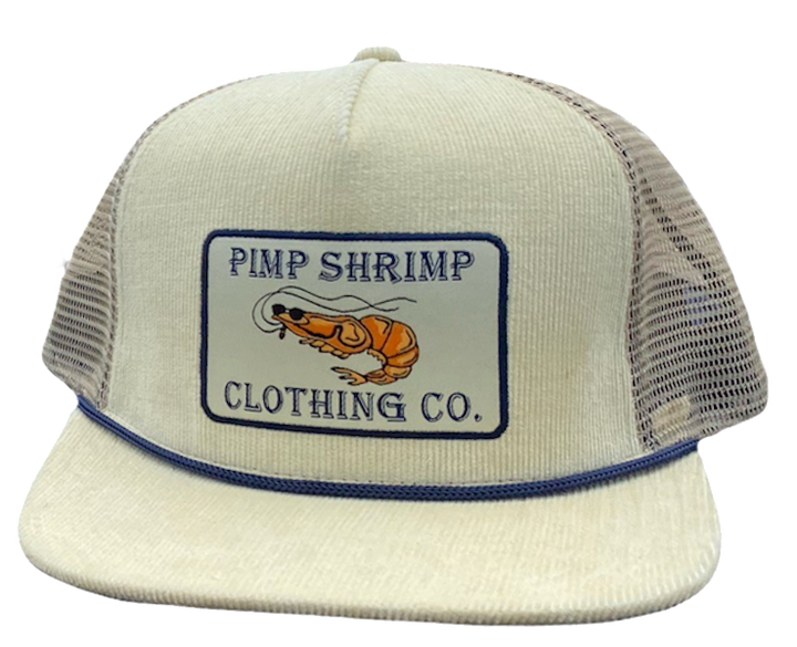 Pimp Shrimp Tan Corduroy Rope Hat