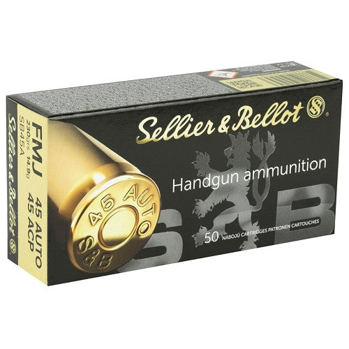 Sellior & Bellot .45ACP 230 Grain FMJ - 50 Rounds