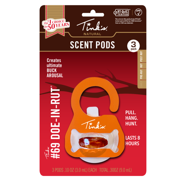 Tink's #69 Doe-In-Rut Scent Pods - 3 Pack