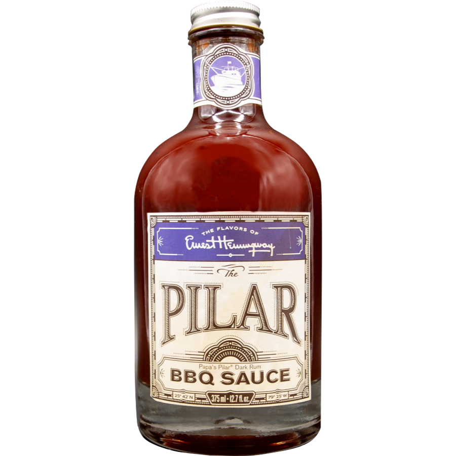 The Pilar BBQ Sauce with Papa’s Pilar Dark Rum 12.7 Fl Oz.