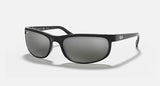 Ray-Ban Predator 2 Sunglasses - Matte Black/Grey Polarized