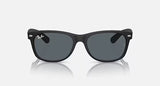 Ray-Ban New Wayfarer Sunglasses - Black Rubber