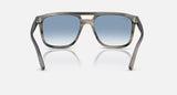 Ray-Ban Havaha Grey W/ Clear Gradient Blue Lenses