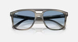 Ray-Ban Havaha Grey W/ Clear Gradient Blue Lenses