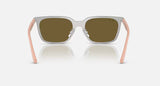 Ray-Ban  Square Metal Frame Sunglasses - with Brown Solid Lenses
