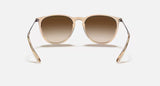Ray-Ban Erika Transparent Light Brown Sunglasses
