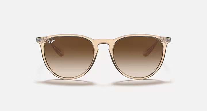 Ray-Ban Erika Transparent Light Brown Sunglasses