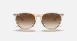 Ray-Ban Erika Transparent Light Brown Sunglasses