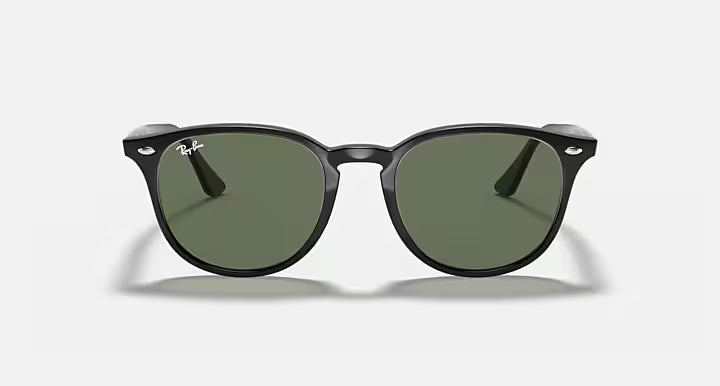Ray-Ban Black Frame Classic Phantos - Green Lenses Sunglasses
