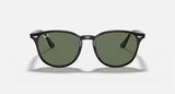 Ray-Ban Black Frame Classic Phantos - Green Lenses Sunglasses