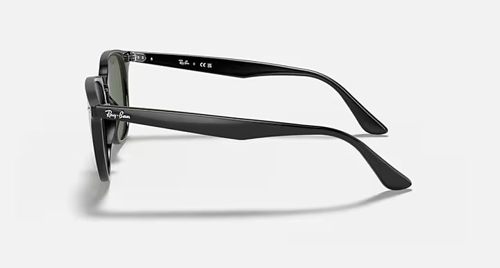 Ray-Ban Black Frame Classic Phantos - Green Lenses Sunglasses