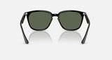 Ray-Ban Polarized Dark Green Square Unisex Sunglasses