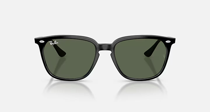 Ray-Ban Polarized Dark Green Square Unisex Sunglasses