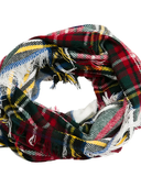 Top It Off Plaid Inifinty Scarf