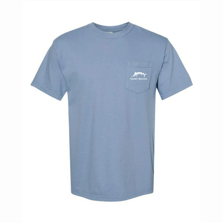 Short Rigger Light Tackle Tee - Washed Denim
