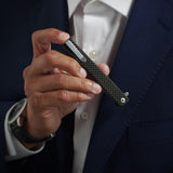 Ocaso Solstice - Carbon Fiber / Satin Straight Blade Knife