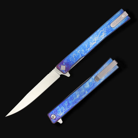 Ocaso Anodized Titanium Solstice Knife