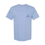 Dirty Marsh Beer Label Tee - Washed Denim