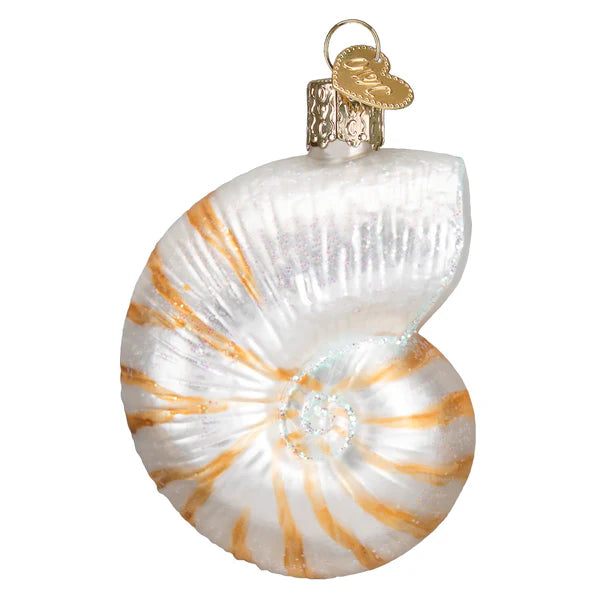 Old World Christmas Nautilus Shell Ornament